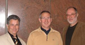 v.l.n.r. Wolfgang Reichelt, Notifier; Thomas Liebram, Liebram GmbH; Rolf Dietrich, Grand Hotel La Strada