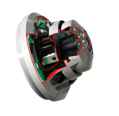 Schnittansicht des Rauchmelders SMART<sup>4</sup> 