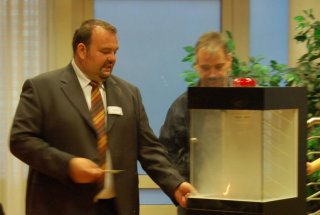 Eindrucksvolle Brandsimulation