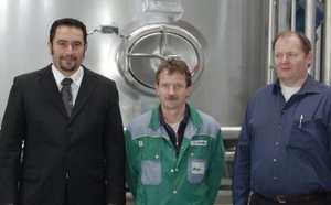 Das Team der Brandschutzanlage für die Biogasanlage